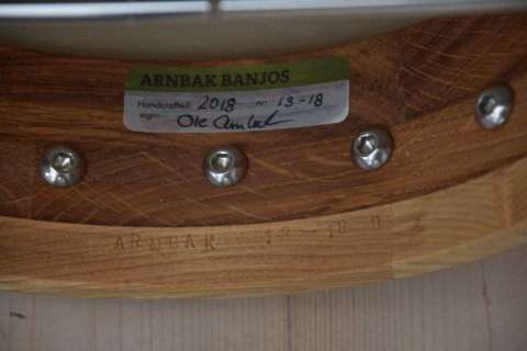 5 Strenget Openback banjo nr.13-18