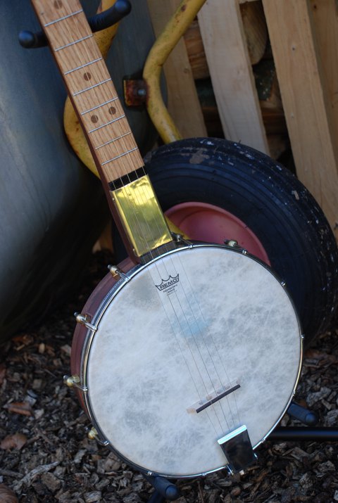 5 Strenget Openback Mahogni banjo nr.4
